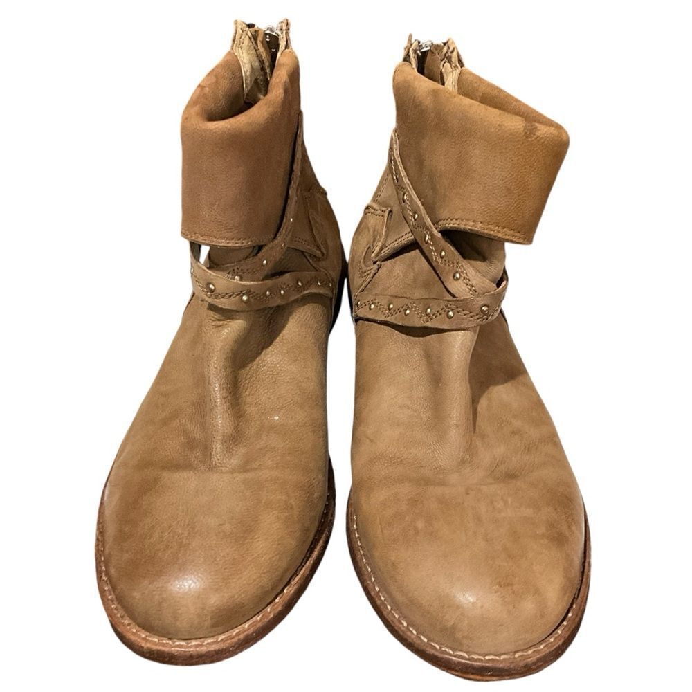 Free People Alamosa Ankle Booties Brown Women’s Size 38 / 7.5 - Picture 2 of 11